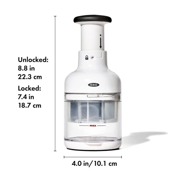 OXO Good Grips Vegetable Chopper White - Picture 3 of 10